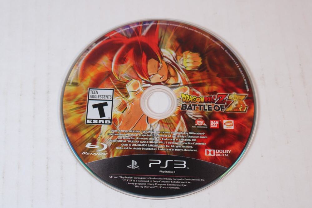 Dragon Ball Z: Battle of Z (Sony PlayStation 3, 2014, PS3) Disc Only, Tested
